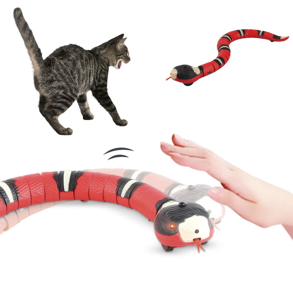 Snake Cat Toy - Electronic Entertainment for Feline Companions