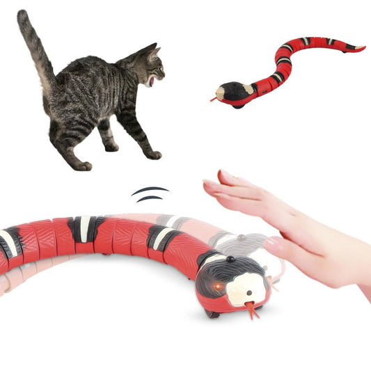 Snake Cat Toy - Electronic Entertainment for Feline Companions
