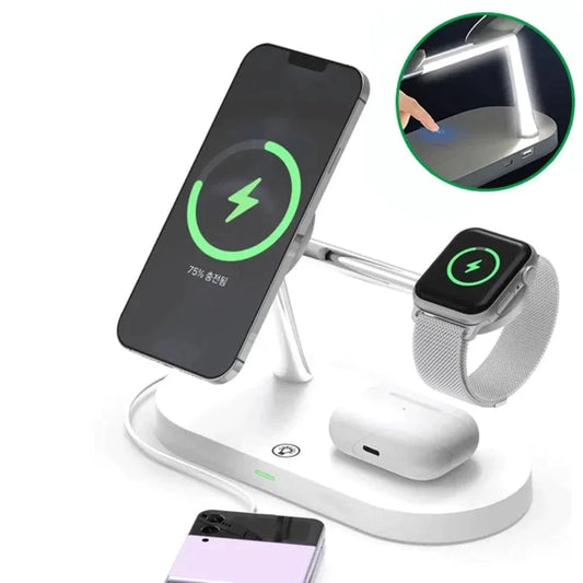Wireless Charging Lamp Station for iPhone with Magnetic Connectivity