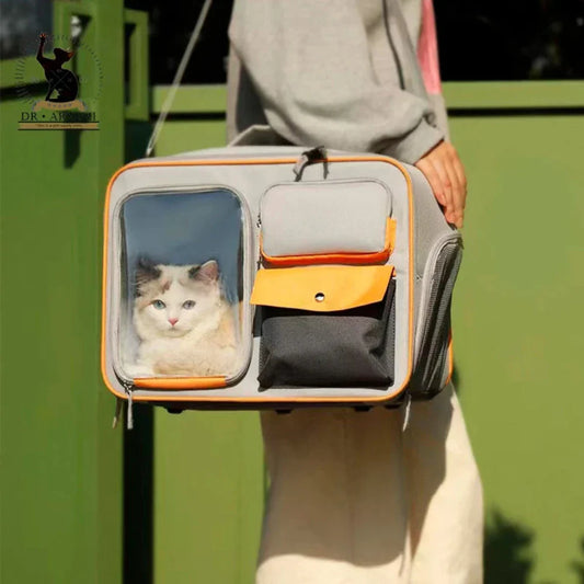 Breathable Clear Pet Travel Backpack
