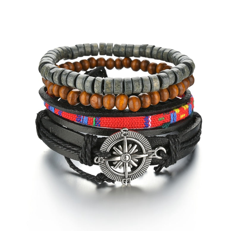 Gothic Layered Bracelet for Men