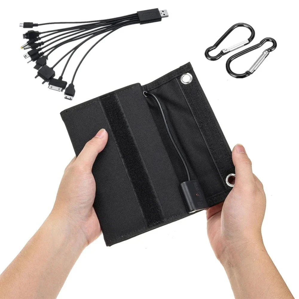 Cell Phone Solar Charger with USB Connection - Portable