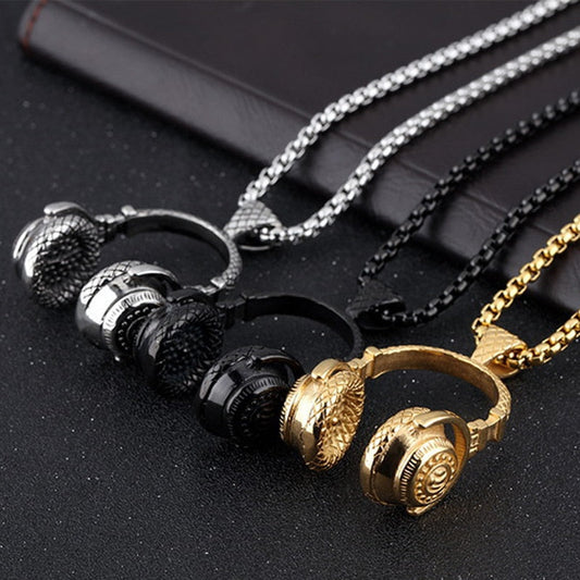 Hip Hop Necklace: A Stylish Headphone Pendant