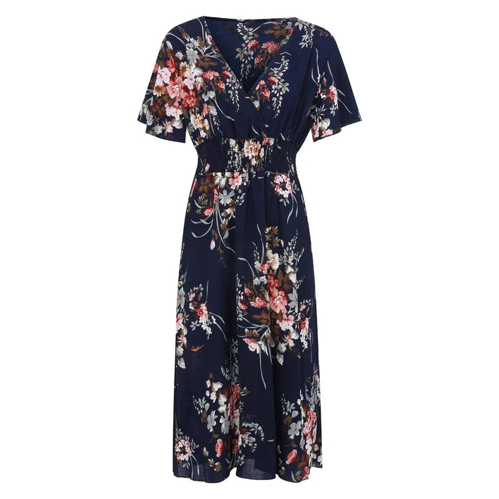 Floral Plus Size Women's Dress
