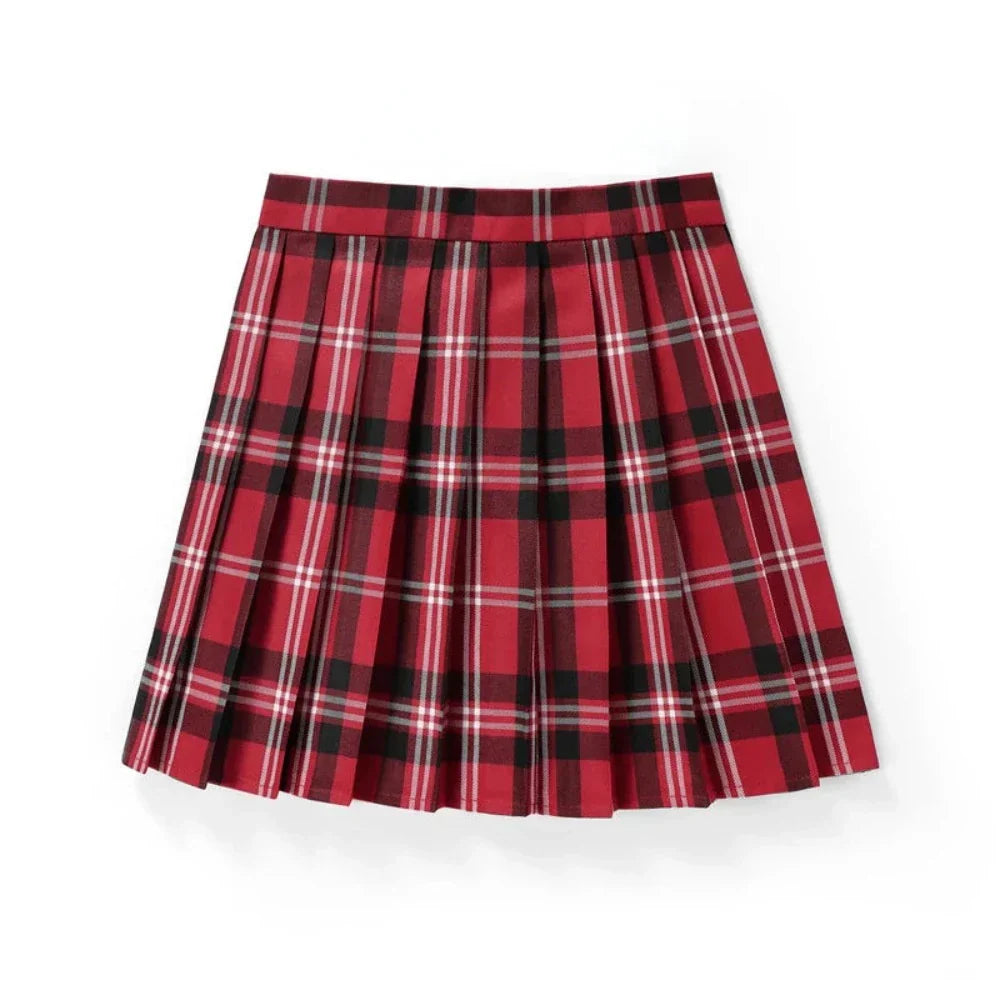 Japanese Inspired Checkered Mini Skirt