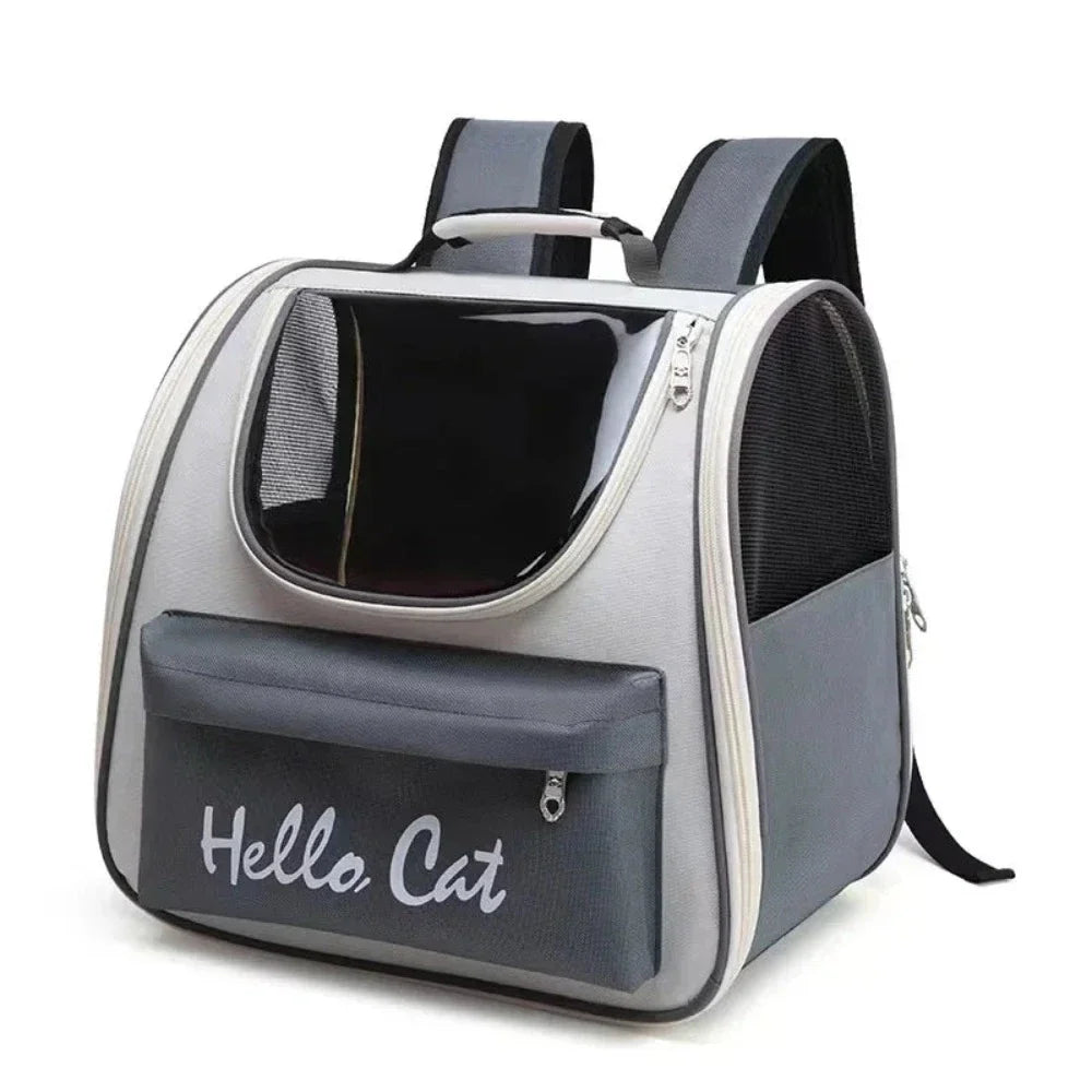 Vibrant Ventilated Feline Backpack for Exploring