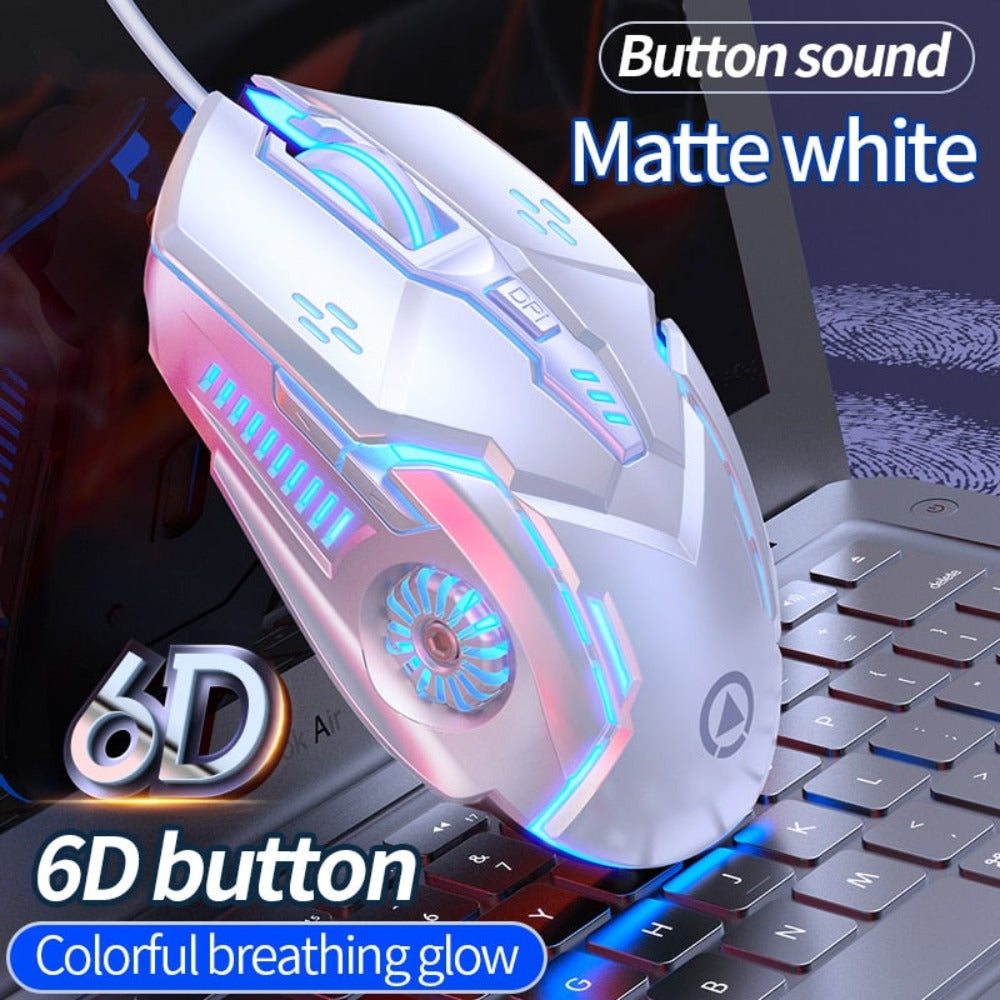 Enhanced Gaming Experience with 6 Button Dragon Mouse at 3200 DPI