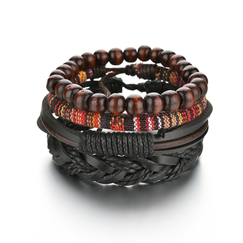 Gothic Layered Bracelet for Men