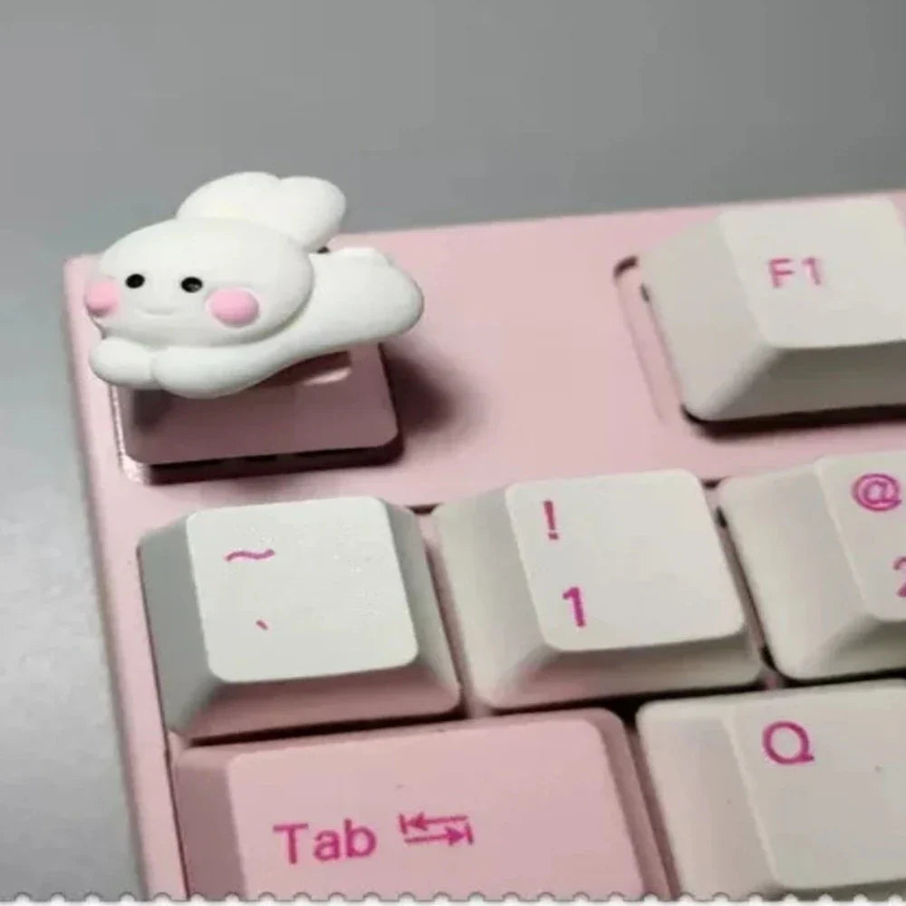 Cartoonish Pink Keycap Design