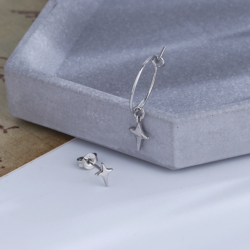 Earrings with Starry Hope Motif