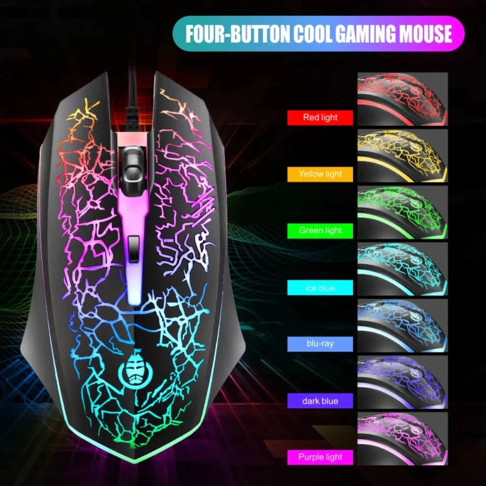 RGB Gaming Keyboard and Mouse Set - Dragon X Edition