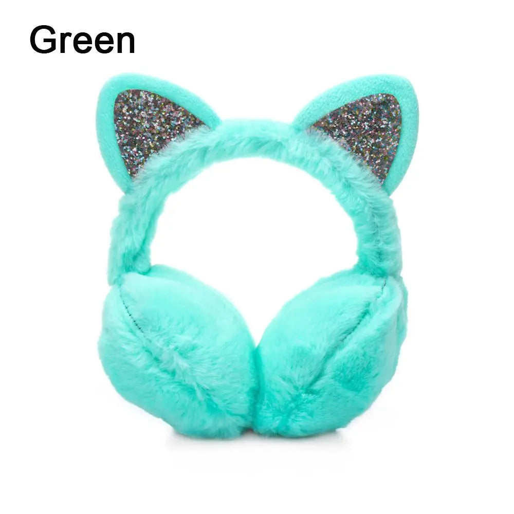 Cat-Themed Cozy Winter Earmuffs
