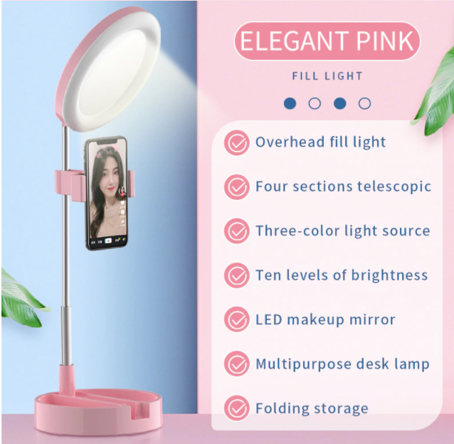 Portable Stand for Mobile Ring Light