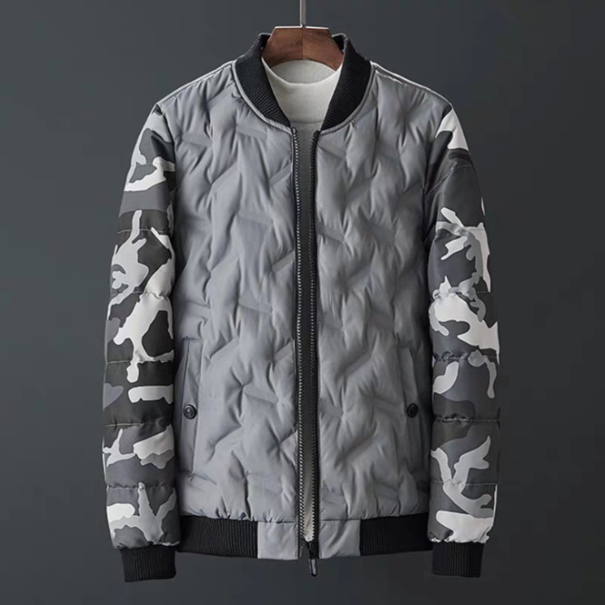 Camouflage Bomber Jacket for Men