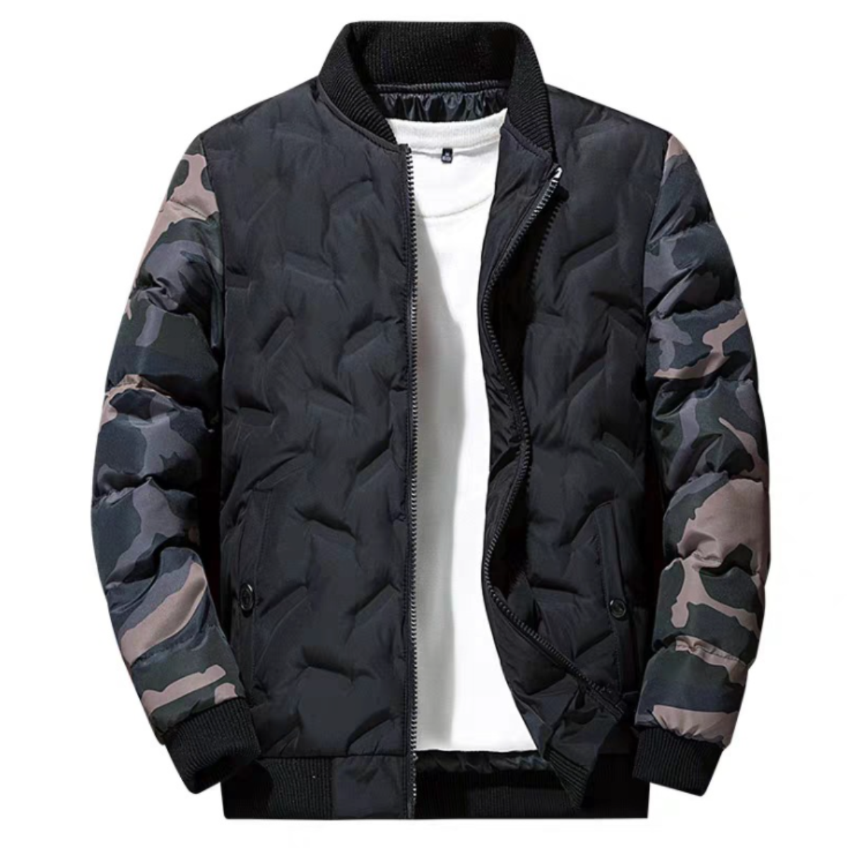 Camouflage Bomber Jacket for Men