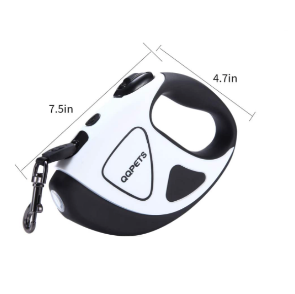 Retractable Canine Leash with Brilliant LED Torch