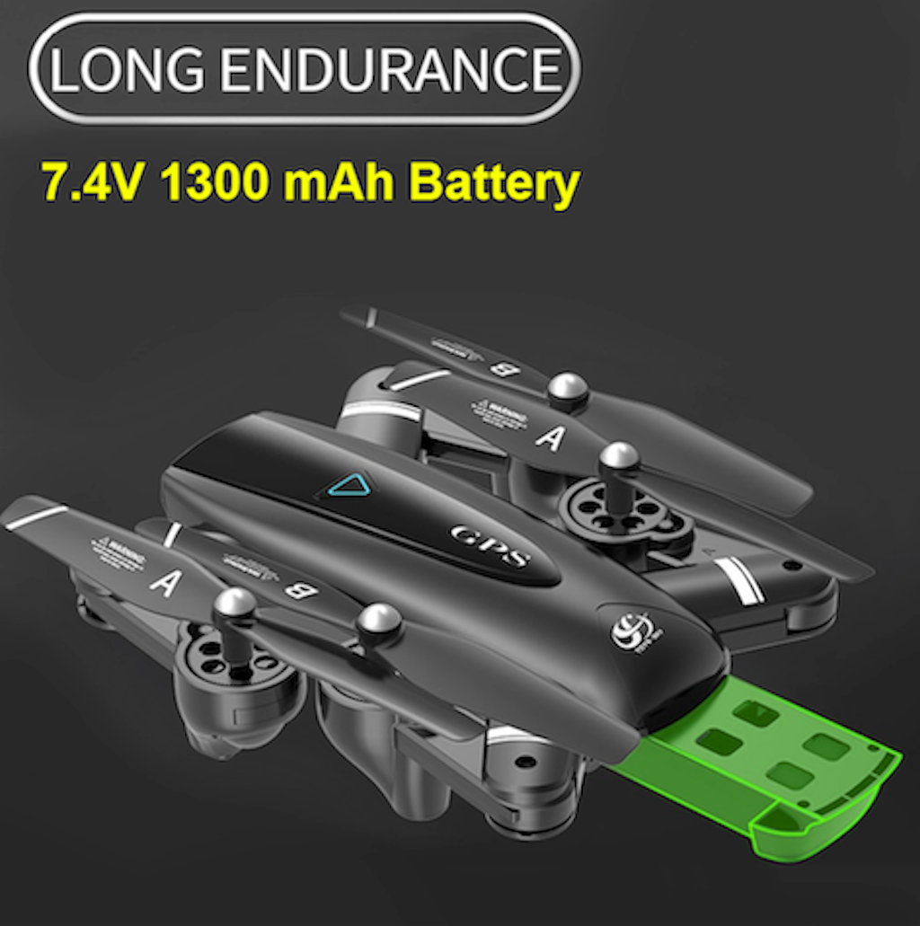 Ninja Dragons High-Powered 5G WiFi FPV Drone with Long-Lasting Battery Life