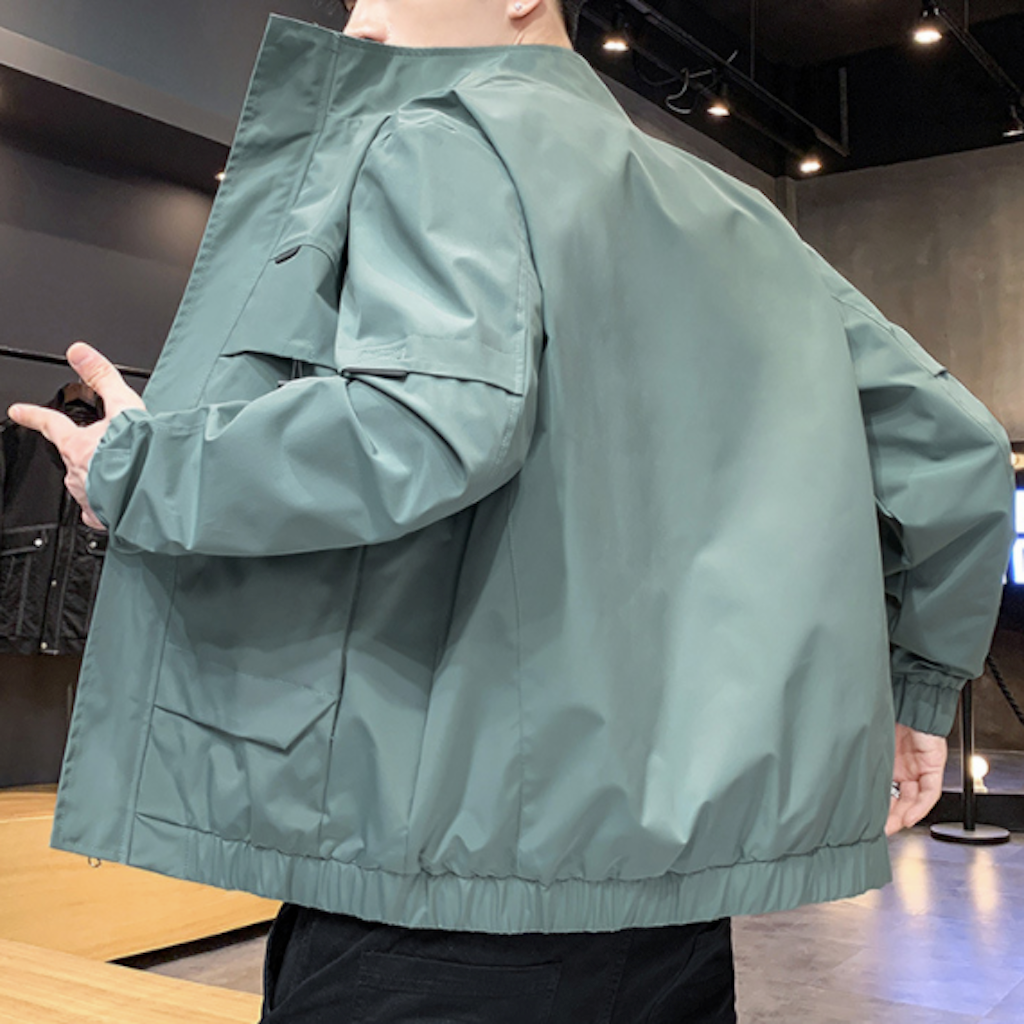 High Collar Windproof Jacket for Men