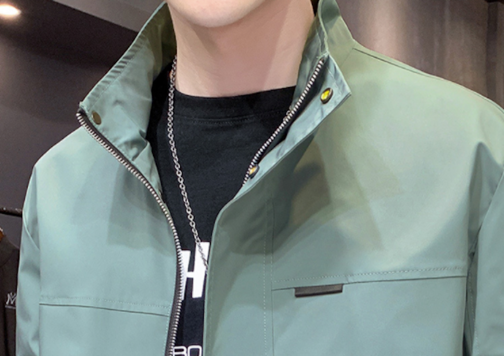 High Collar Windproof Jacket for Men