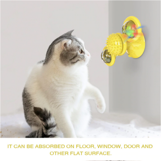 Whirling LED Balls for Cats