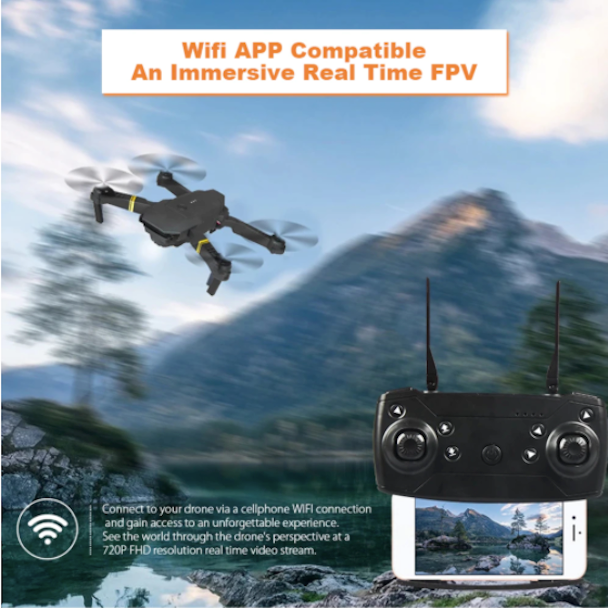 Alpha Z PRO Ninja Dragon Dual Camera Drone with Wide Angle Vision
