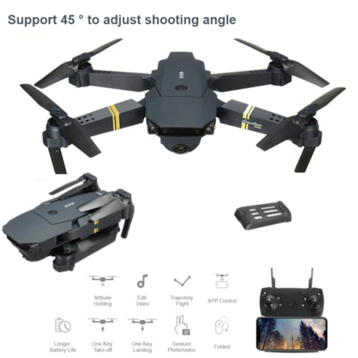 Alpha Z PRO Ninja Dragon Dual Camera Drone with Wide Angle Vision