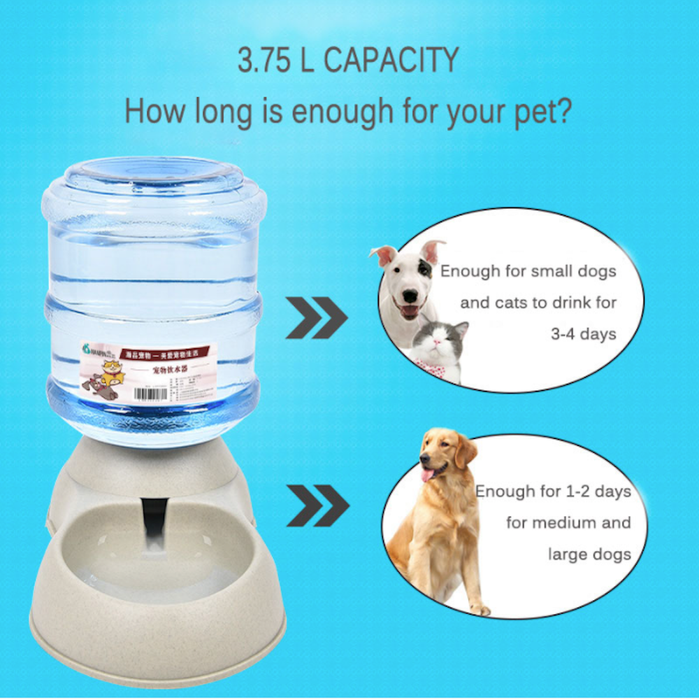 3.75L Pet Water Dispenser with Automatic Functionality