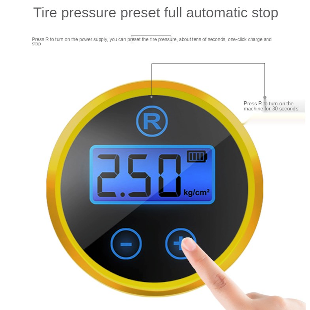Air Pump for Inflating Tires on the Go