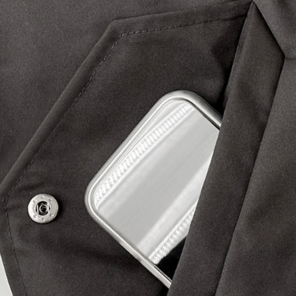 Mid Length Women's Coat with Detachable Faux Fur Inner Lining