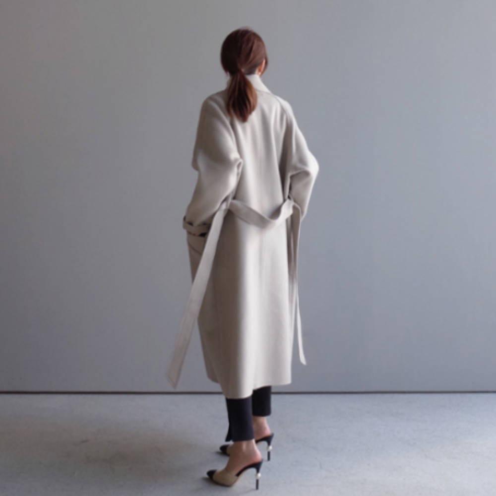 Long Belted Women's Coat