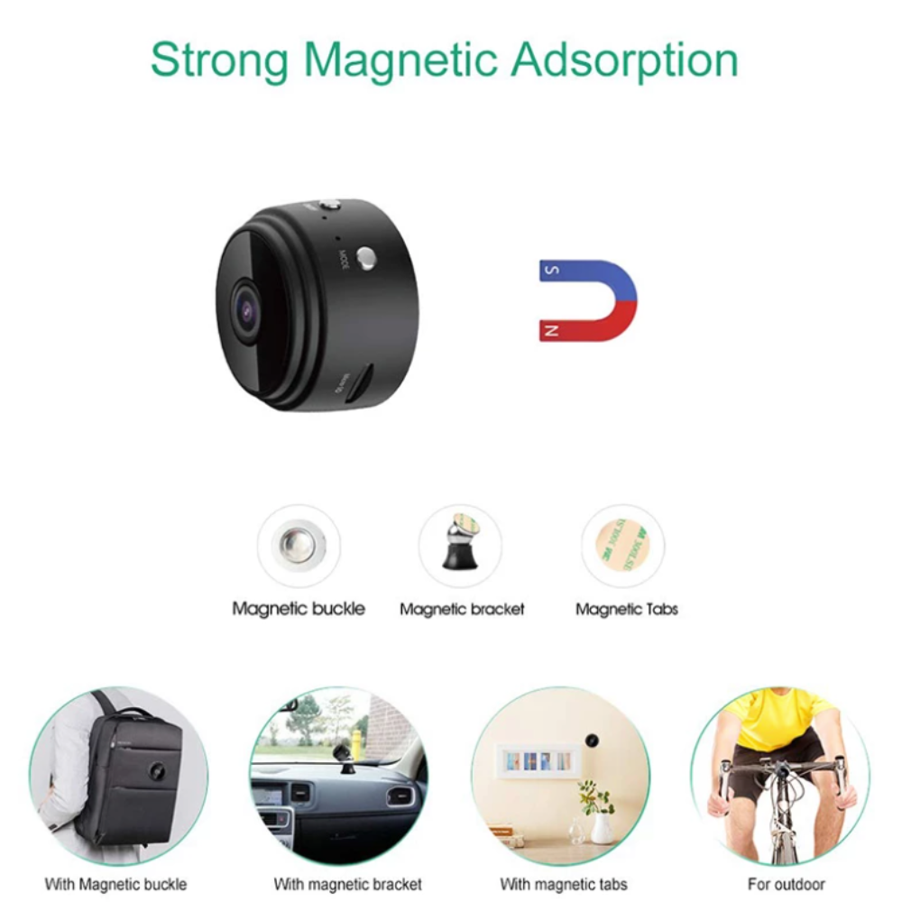 Smart Compact Wireless Camera with WiFi Connectivity