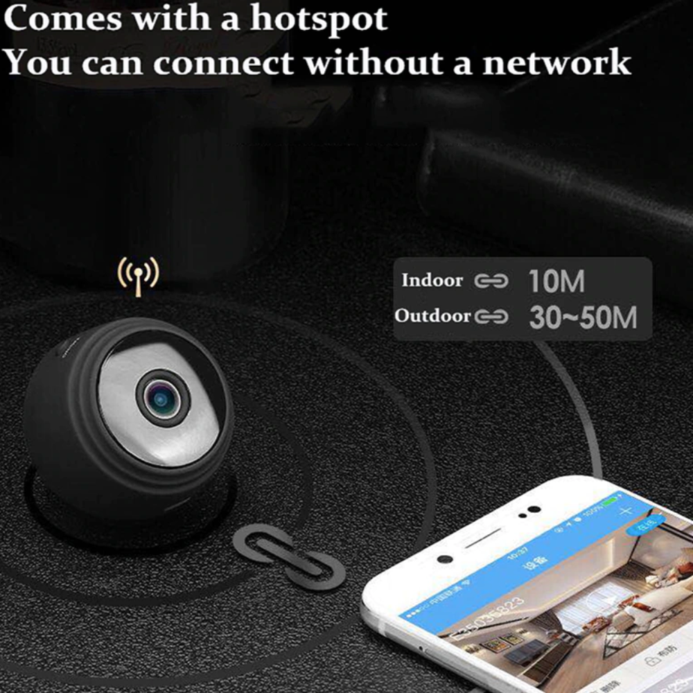 Smart Compact Wireless Camera with WiFi Connectivity