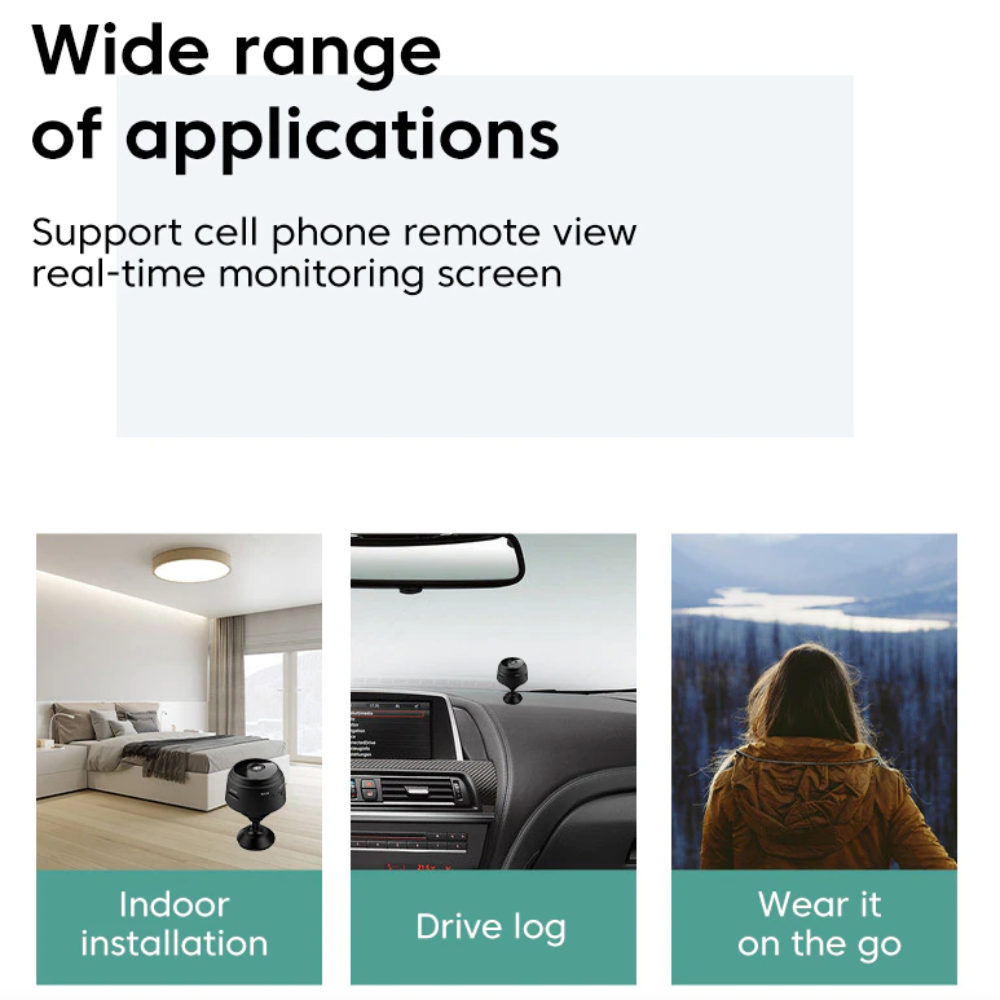 Smart Compact Wireless Camera with WiFi Connectivity