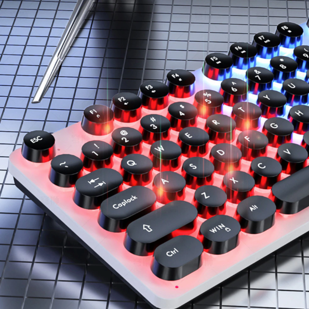 BX9 Gaming USB Wired Keyboard Mouse Set with Dragon LED Backlight