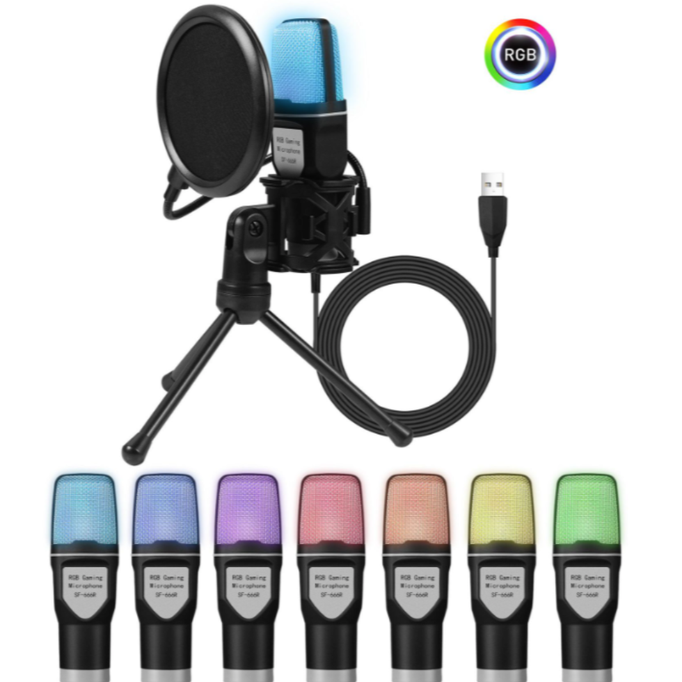 Gaming Desktop Microphone with RGB