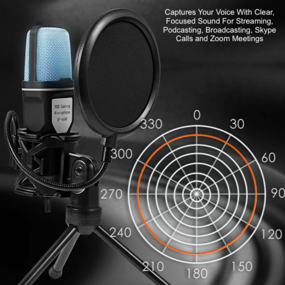 Gaming Desktop Microphone with RGB