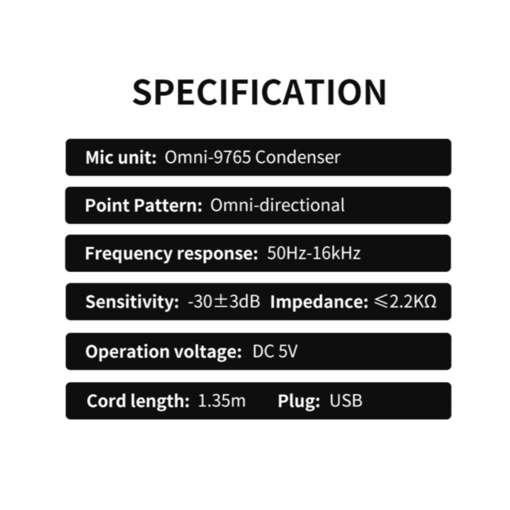 Gaming Desktop Microphone with RGB