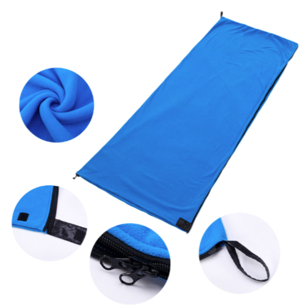 Polar Fleece Lightweight Sleeping Bag for Camping