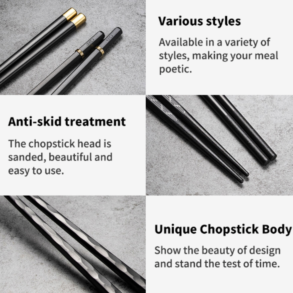 Refined Chopstick Set for Repeated Use