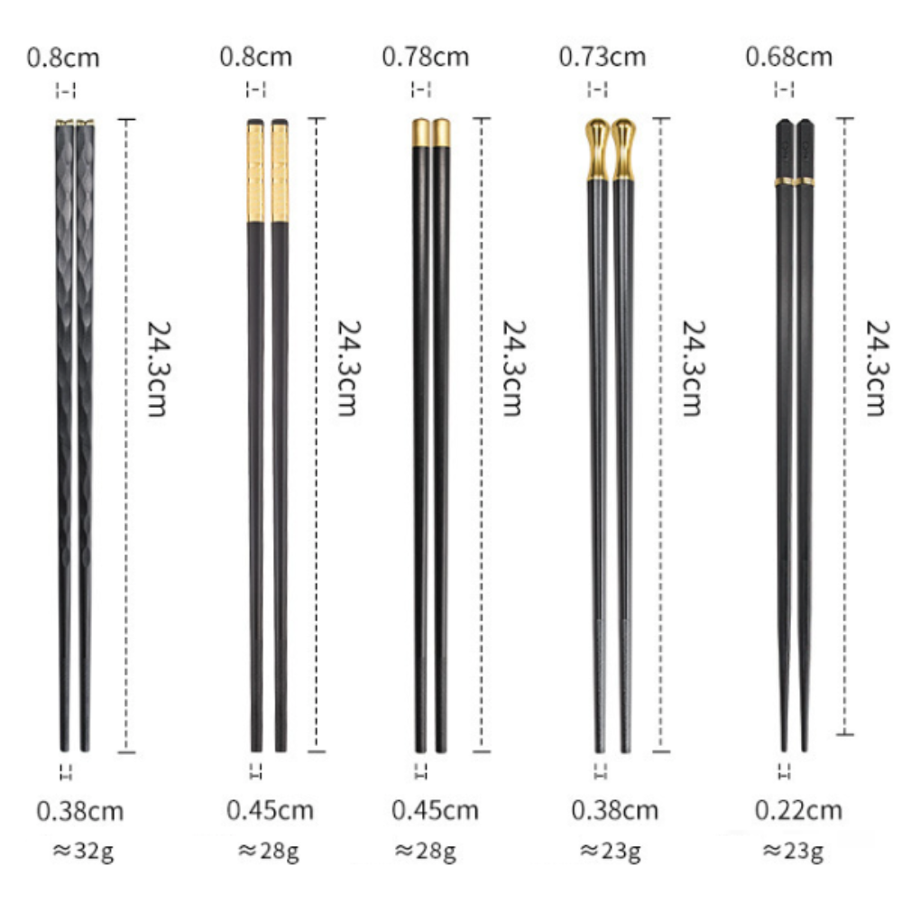Refined Chopstick Set for Repeated Use