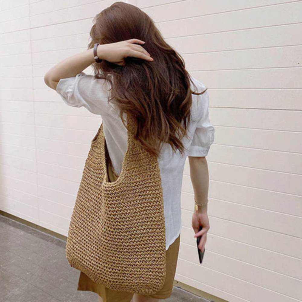 Boho Beach Shoulder Tote - Embrace the Carefree Vibes of Summer