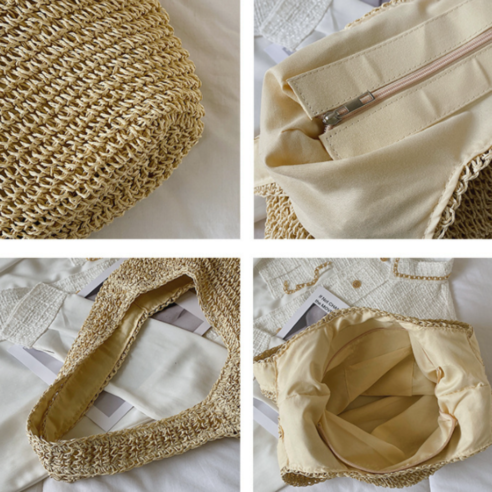 Boho Beach Shoulder Tote - Embrace the Carefree Vibes of Summer