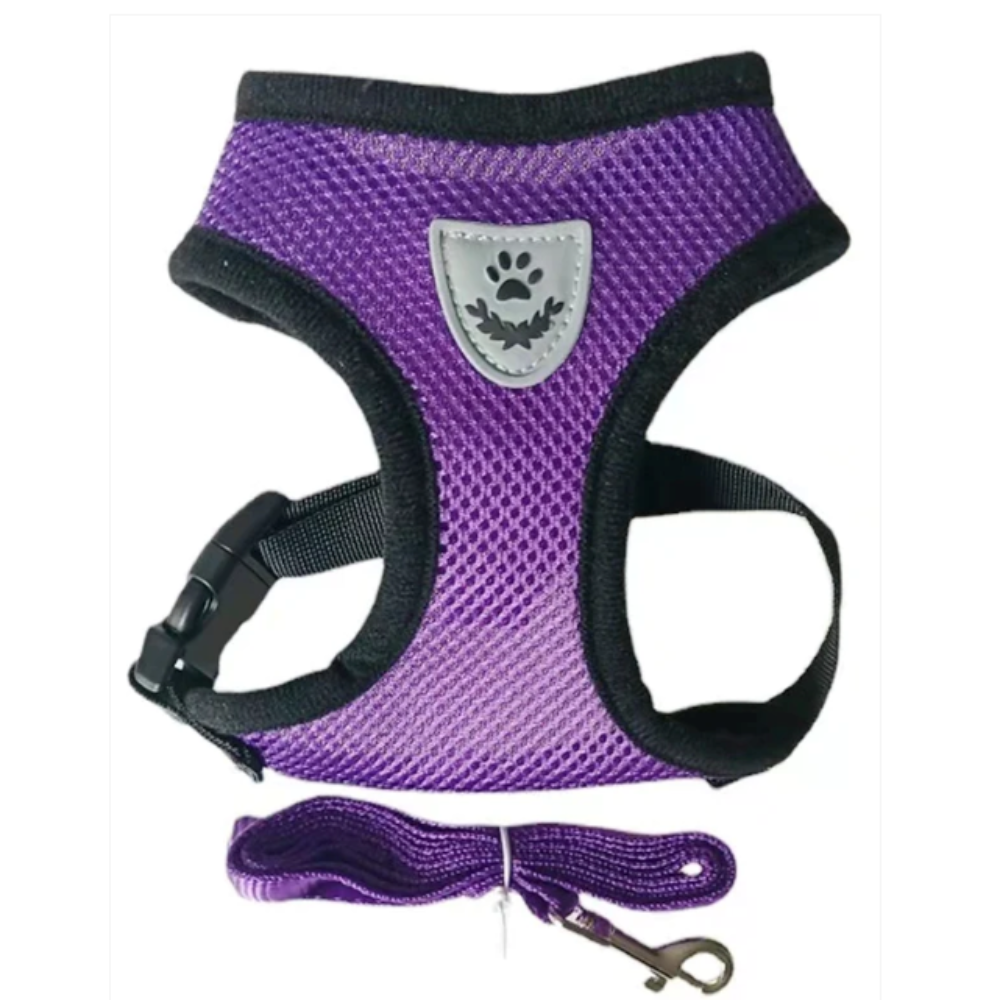 Adjustable Pet Harness with Leash: Ensuring Comfort and Control for Your Furry Friend