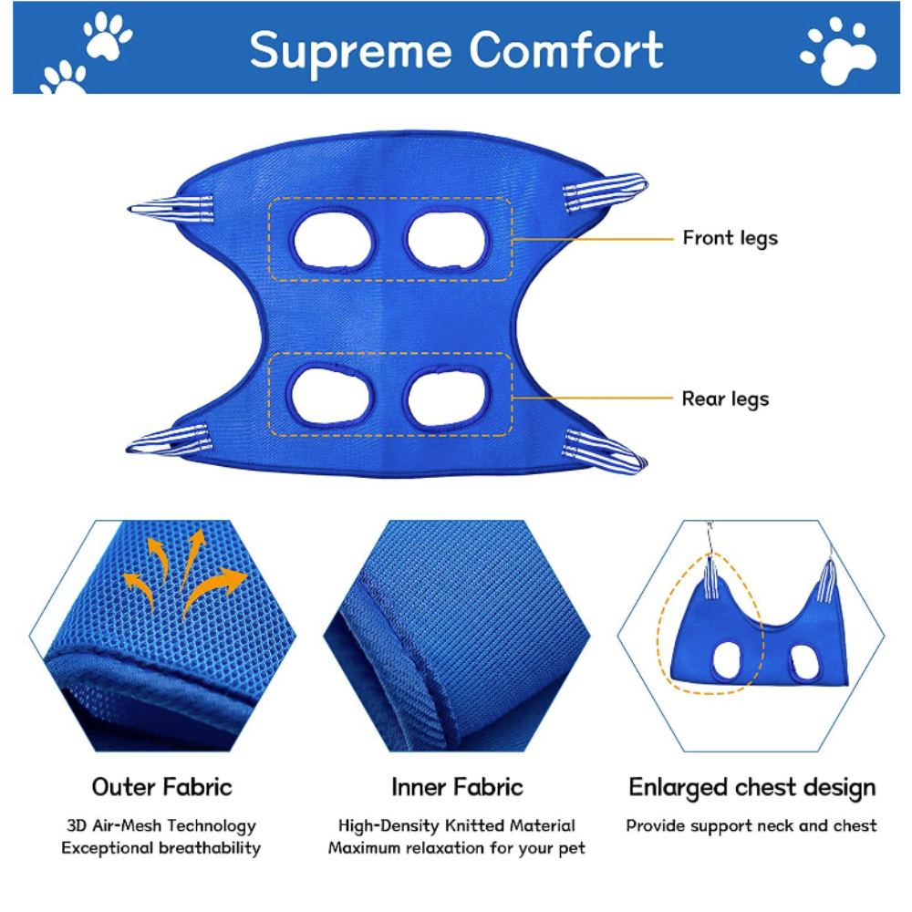 Hammock Cat Grooming Restraint Bag