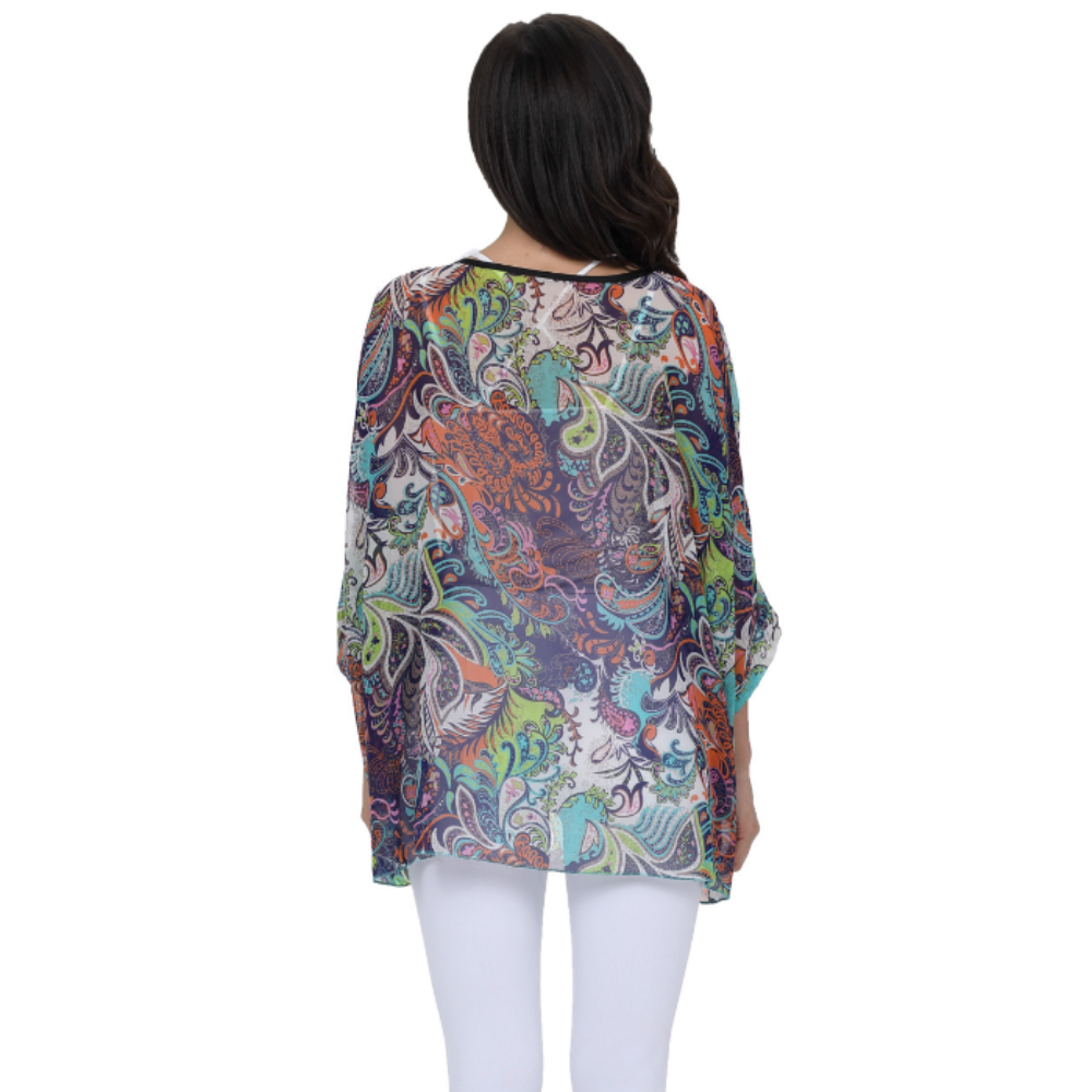 Floral Summer Tunic Top for Women