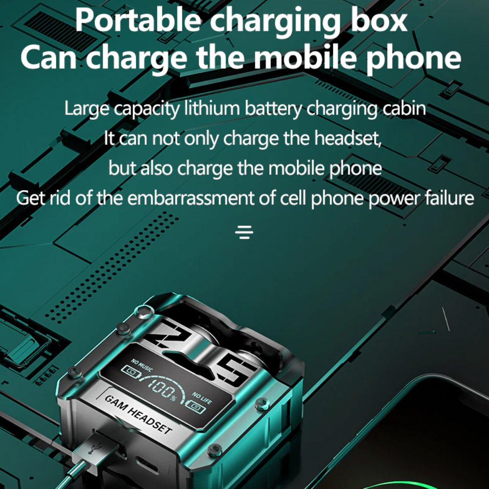 Mega25 Dragon Bluetooth Earbuds for Immersive Gaming Experience