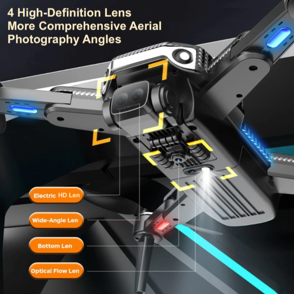 Ninja Phantom 9 PRO HD GPS Smart Drones with 4 Lenses