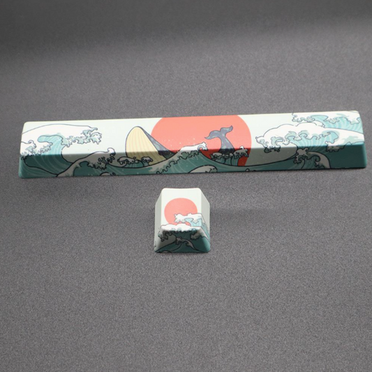 2-Piece Set of Japanese-Inspired Keycaps
