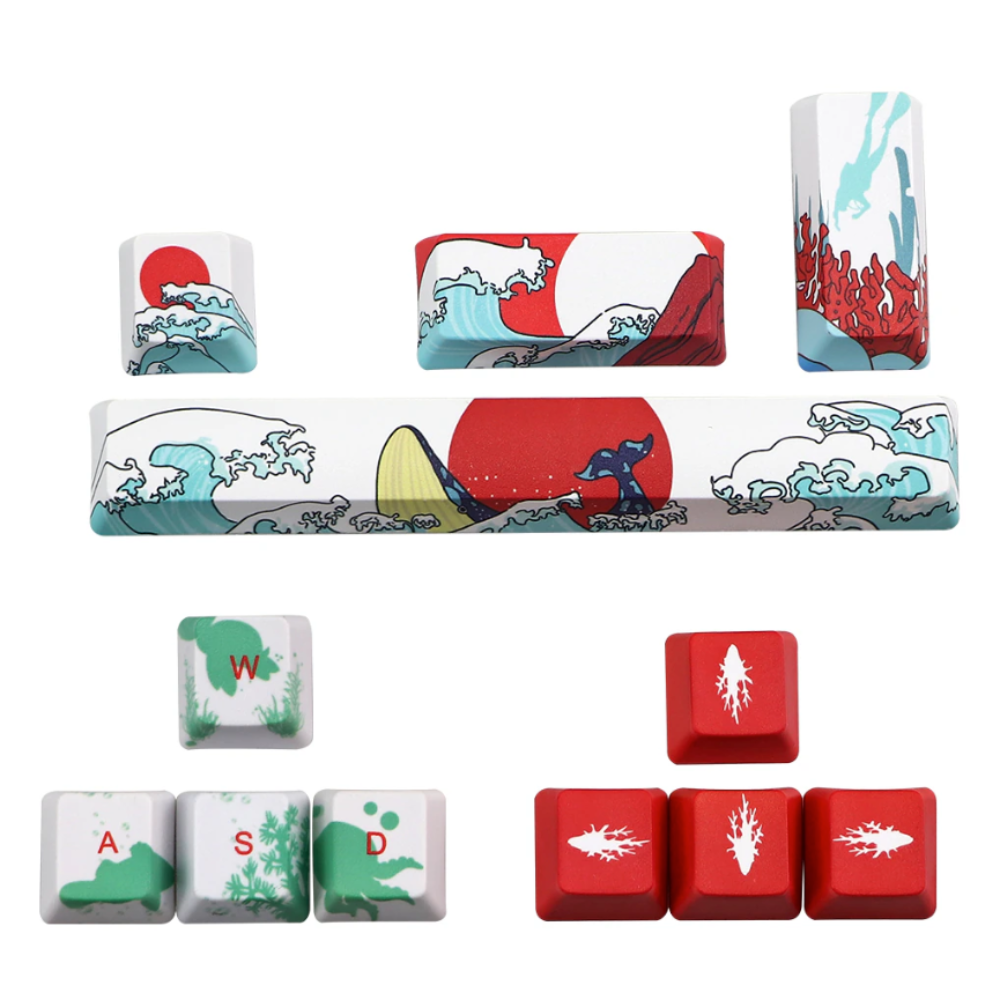 Japanese Anime Style Keyboard Keycap Set
