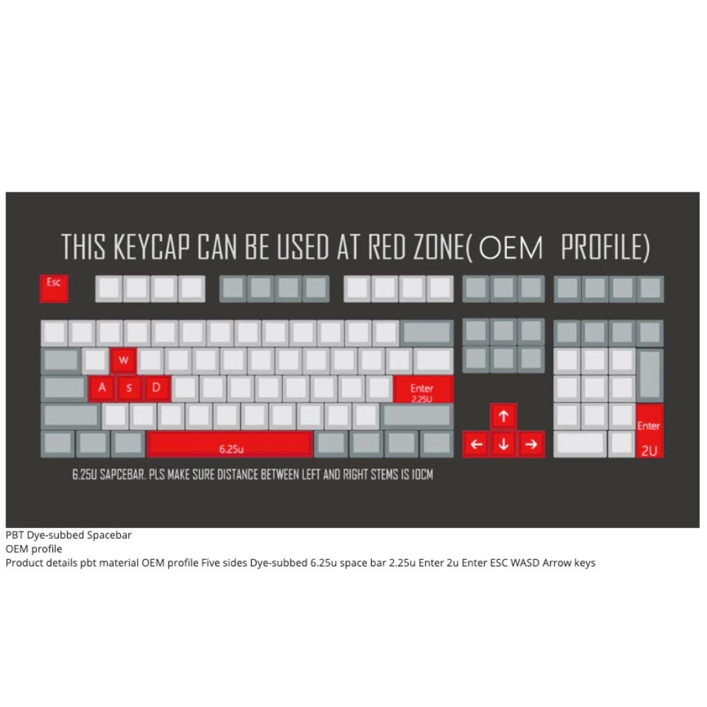 Japanese Anime Style Keyboard Keycap Set
